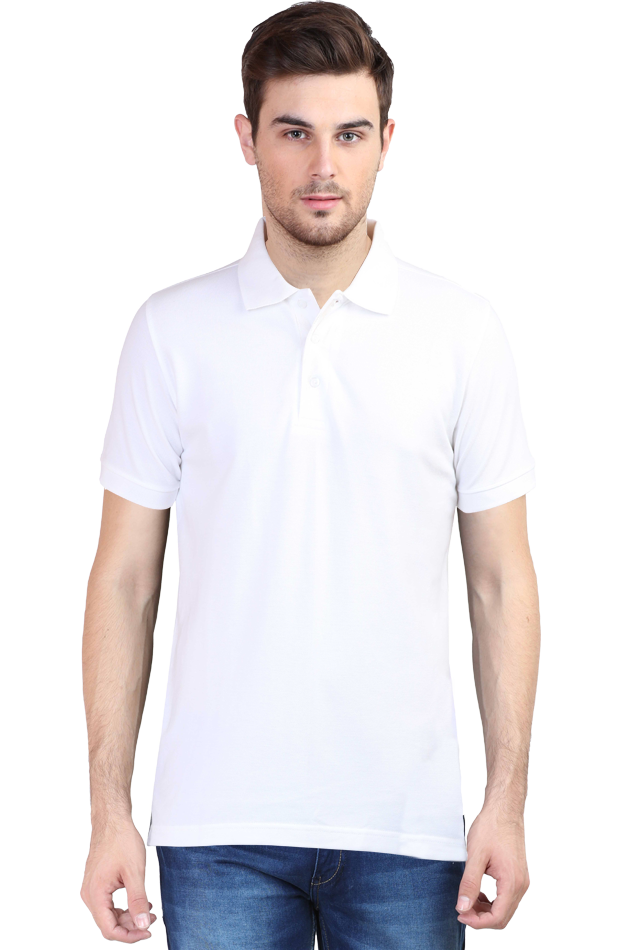 Unisex Plain Polo T-Shirts