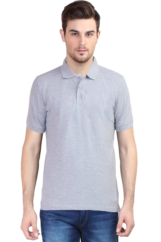 Unisex Plain Polo T-Shirts